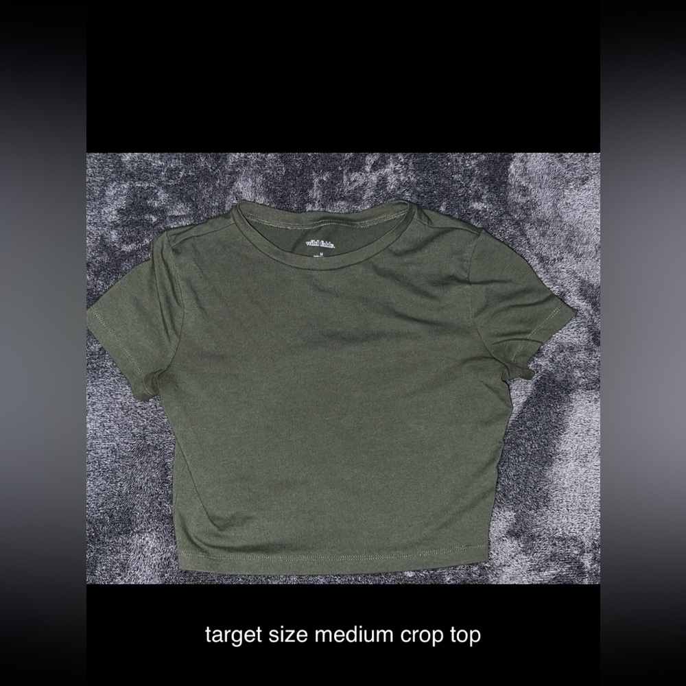 Target medium crop top.